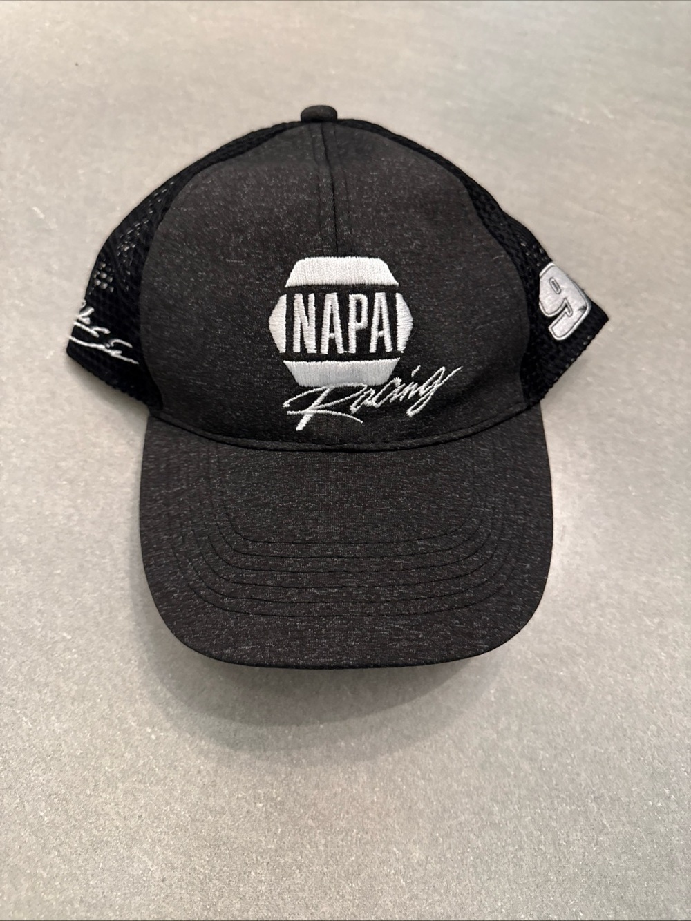 NAPA Racing Black Mesh Trucker Hat